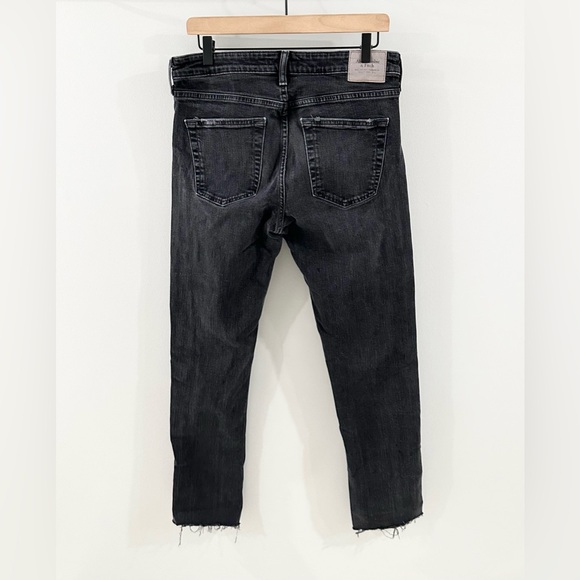 Abercrombie & Fitch Athletic Skinny Distressed Jeans Washed Black Size 31 X 32 - Picture 6 of 6